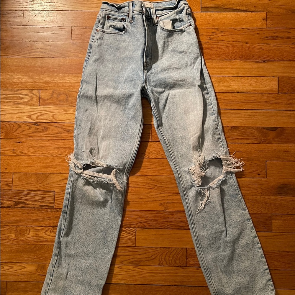 Abercrombie The 90’s Straight Ultra High Rise Flare